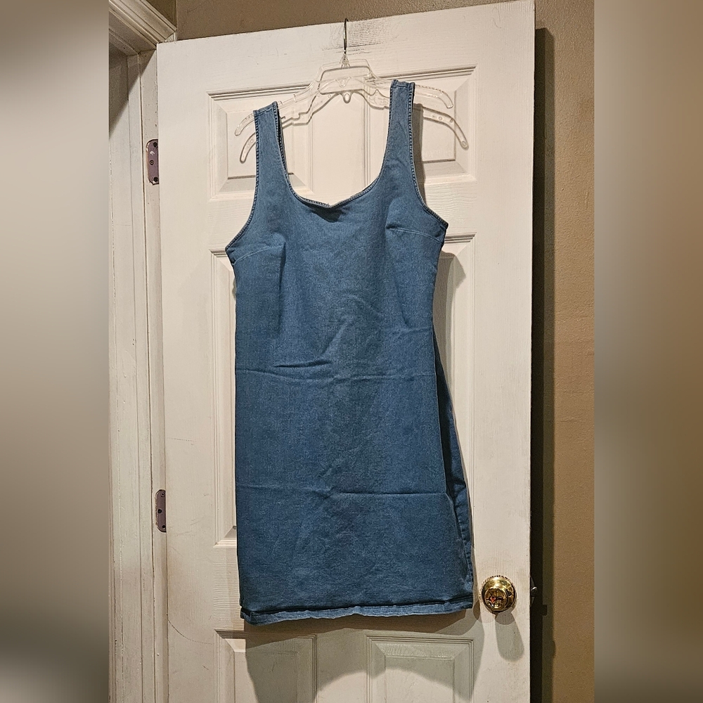 DEREK HEART DENIM DRESS